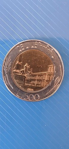 500 lire bimetallic - lire,