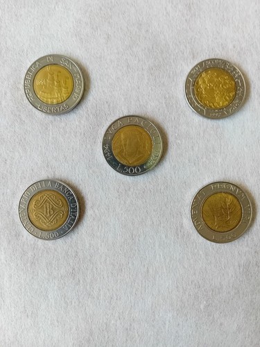 Rare collectible 500 lire - 5,