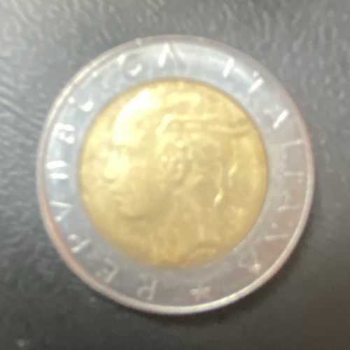 Italy 500 lire - 500, repubblica