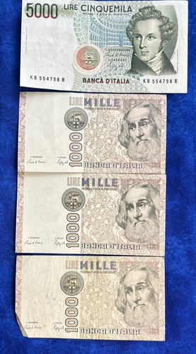 1982 1985 italy 1000 500 - &,