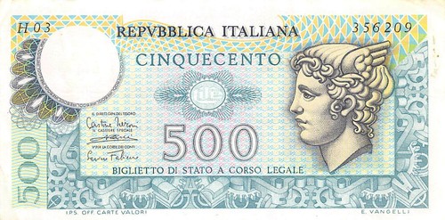 Italy 500 lire - 500,