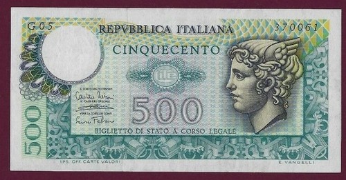 Italy 500 lire - italy, 1974