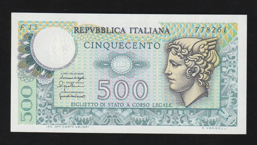 Italy 500 lire 1974 - 1974-1979, p