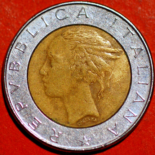 Italy 500 lire 1984 - italy, km#