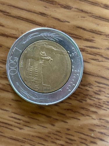 Rare 500 lire coin - 500,