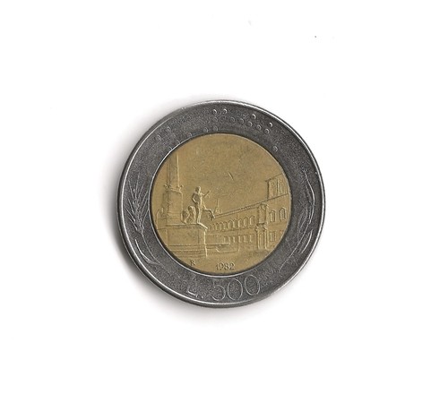 1982 italy 500 lire 842 - 1982,