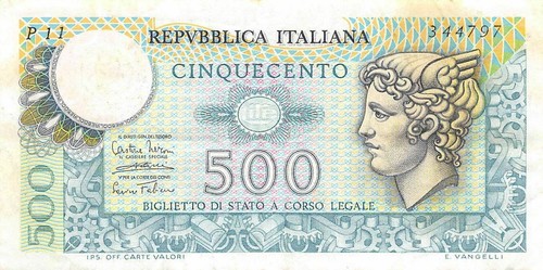 Italy 500 lire 14 - ,