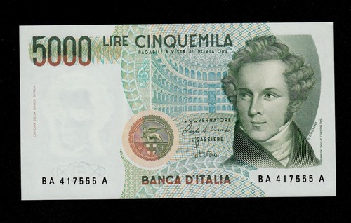 Italy 5000 lire - ,
