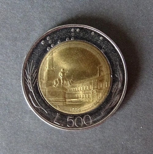 Italy coin 500 - italy,
