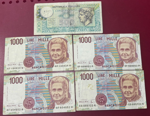 Italy 500 1000 - italy, lire