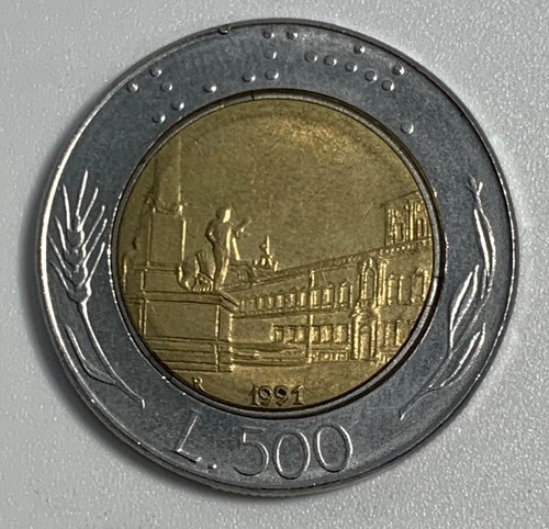 Italy 500 lire 1991 - italy,