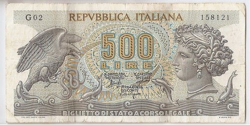 Italy 500 lire 1966 - 500,