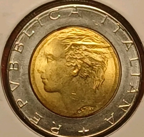 1991 italy metallic 500 - bi-metallic,