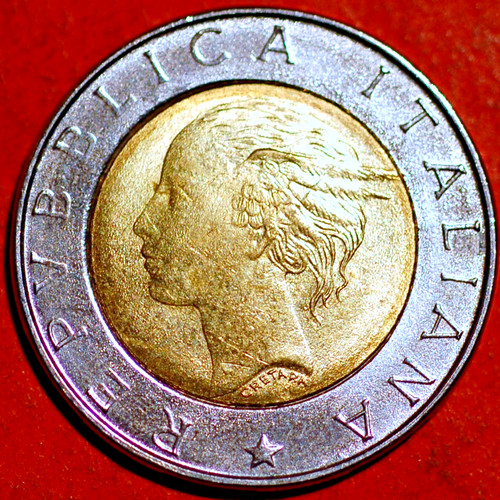 Italy 500 lire t 1996 - italy,