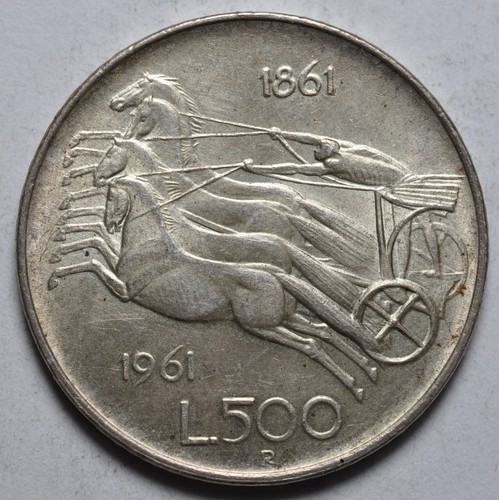 1961 italy 500 lire unit - italy,