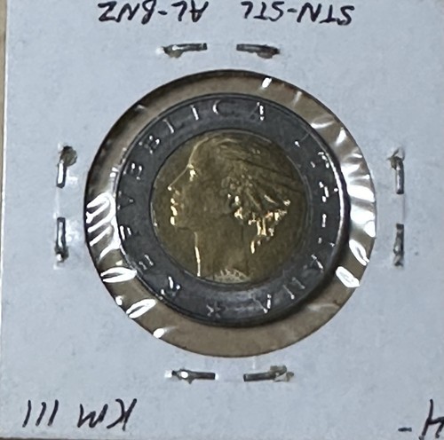 1989 italian republic - italian, 500