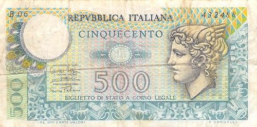 Italy 500 lire 14 - , 14.2.1974