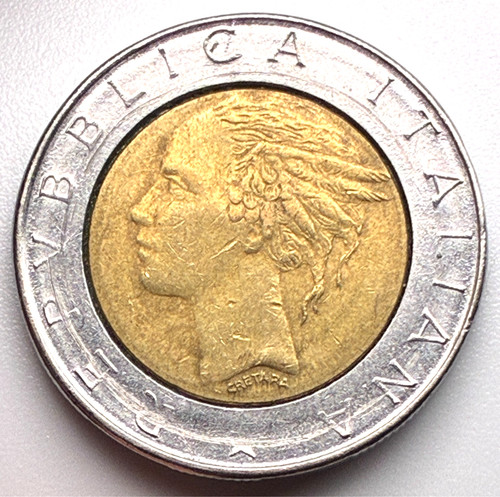 Italy 500 lire 1984 r - /, 1984-r