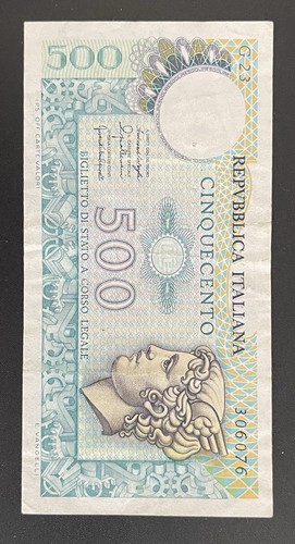 Italy 500 lira 12 1976 - lira,