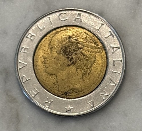 Italy 500 lire very - italy,