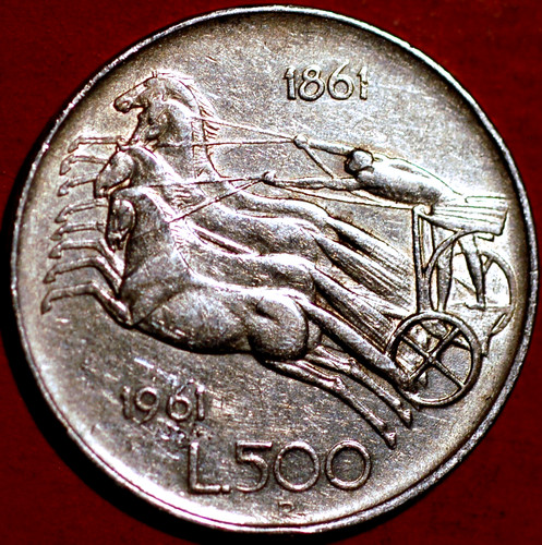 1961 italy 500 - lire, 99